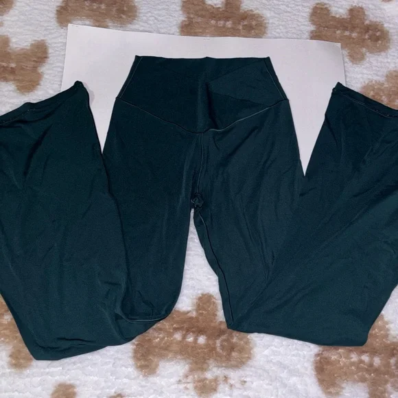 Aerie Deep Teal Corssover Legging - Picture 3 of 6